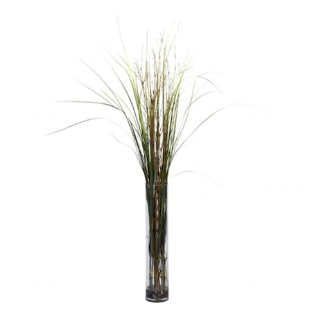 Nearly Natural Grass and Bamboo with Cylinder Silk Plant 6699